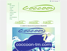 Tablet Screenshot of coccoon-tm.fr